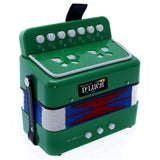 D'Luca Kids Series Button Accordion, Green