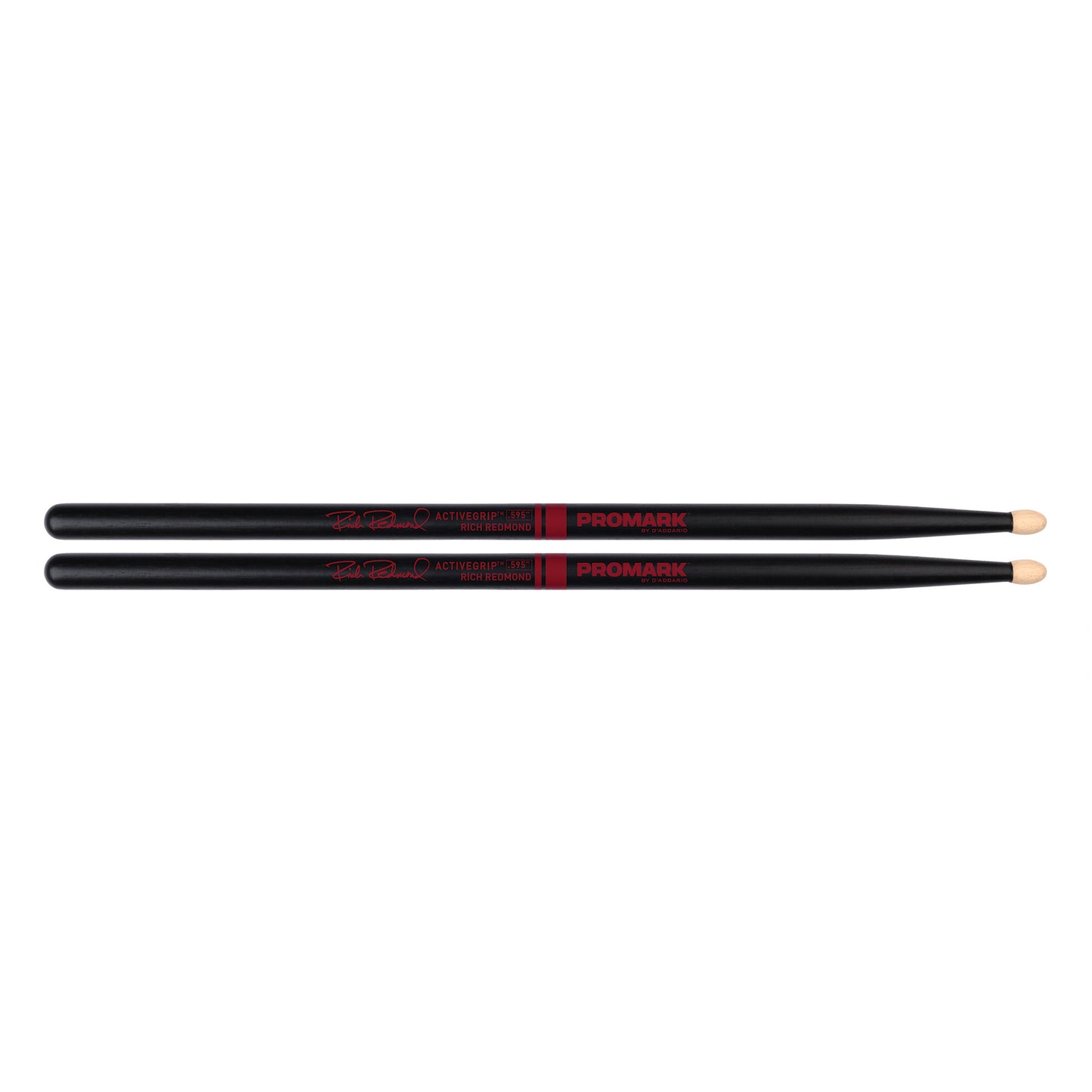 Promark Artist Series American Hickory, Rich Redmond Activegrip 595 Drum Sticks