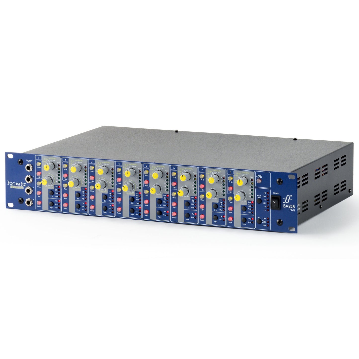 Focusrite Pro ISA 828 MKII 8-Channel Rackmount Microphone Preamp