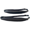 D'Luca MX3 Leather Accordion Straps Black/Black