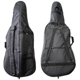 D’Luca Tonmeister 400 Ebony Fitted Cello Outfit 7/8 Size with Bow and Gig Bag