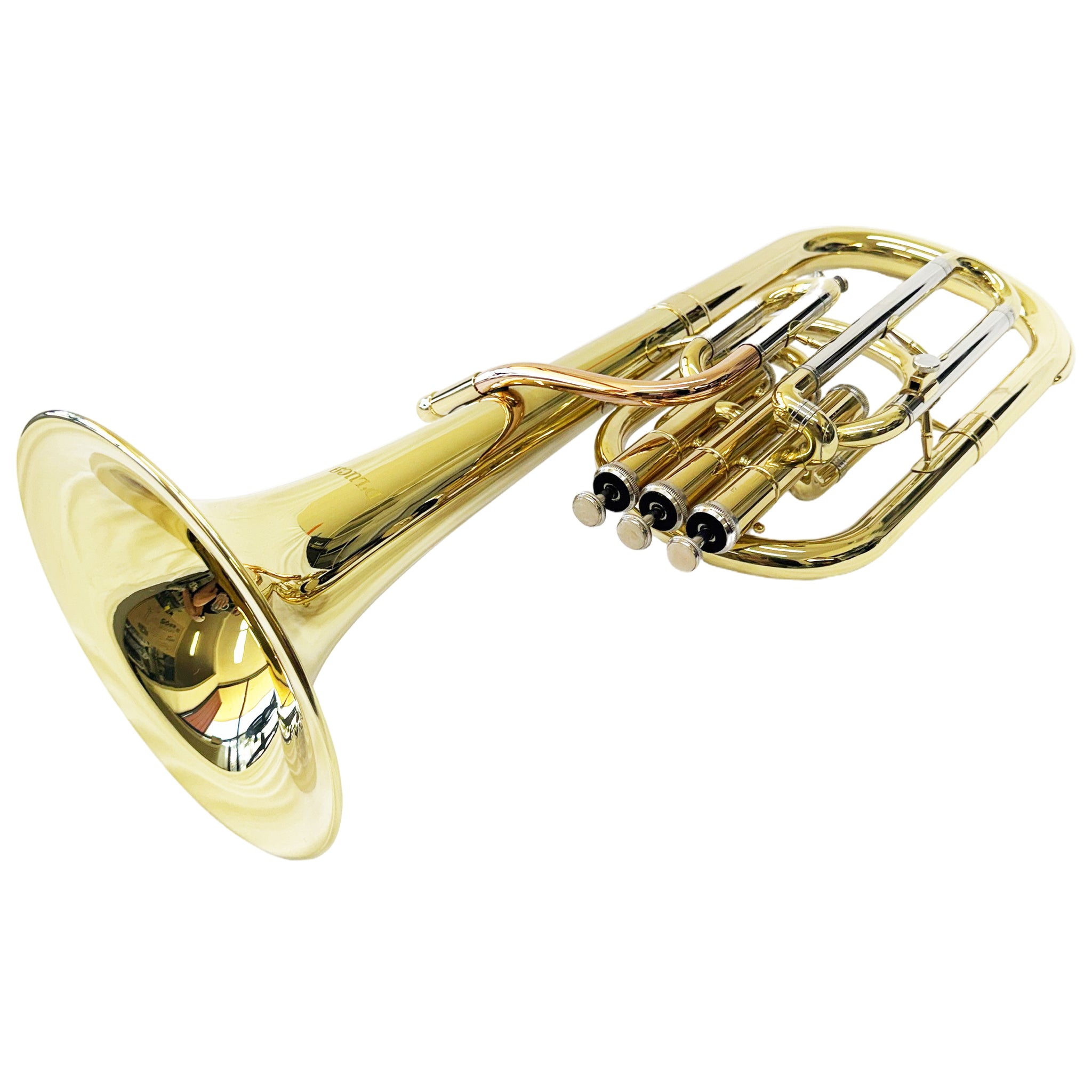 D'Luca MX280 Series Gold Brass Alto Horn with Case