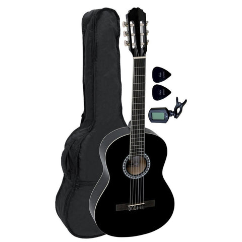 GEWA Basic Classical Guitar Package 4/4 Black