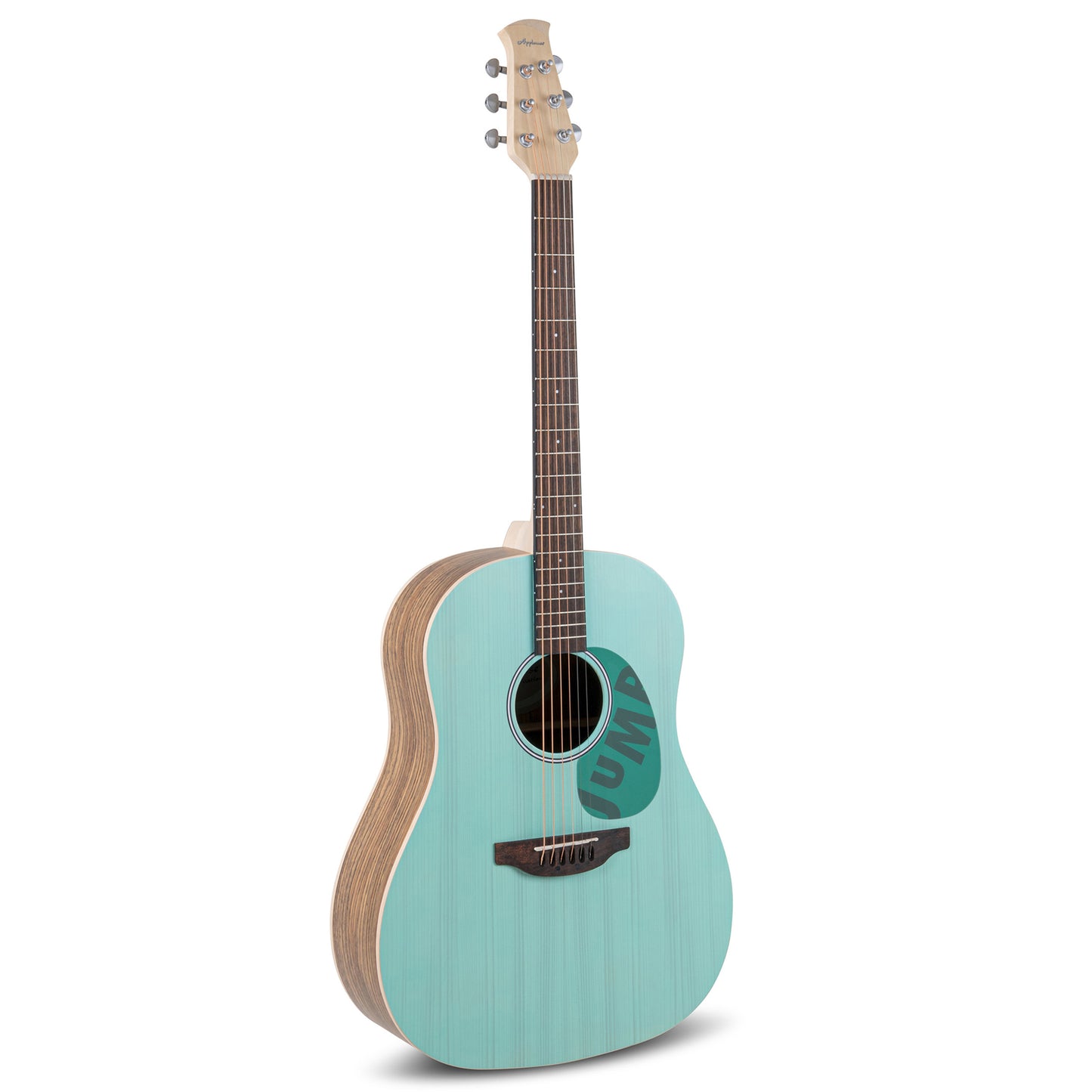 Applause Jump Dreadnought Acoustic Guitars Slope Shoulders, Celeste