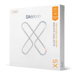 D'Addario 10-46 Regular Light Coated Electric Guitar Strings 2-Pack