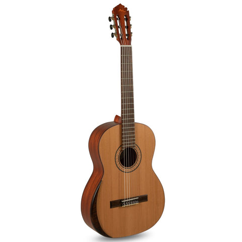 Manuel Rodriguez Classical Guitar Tradicion T-65, Red-Cedar/Mahogany 4/4 Armrest