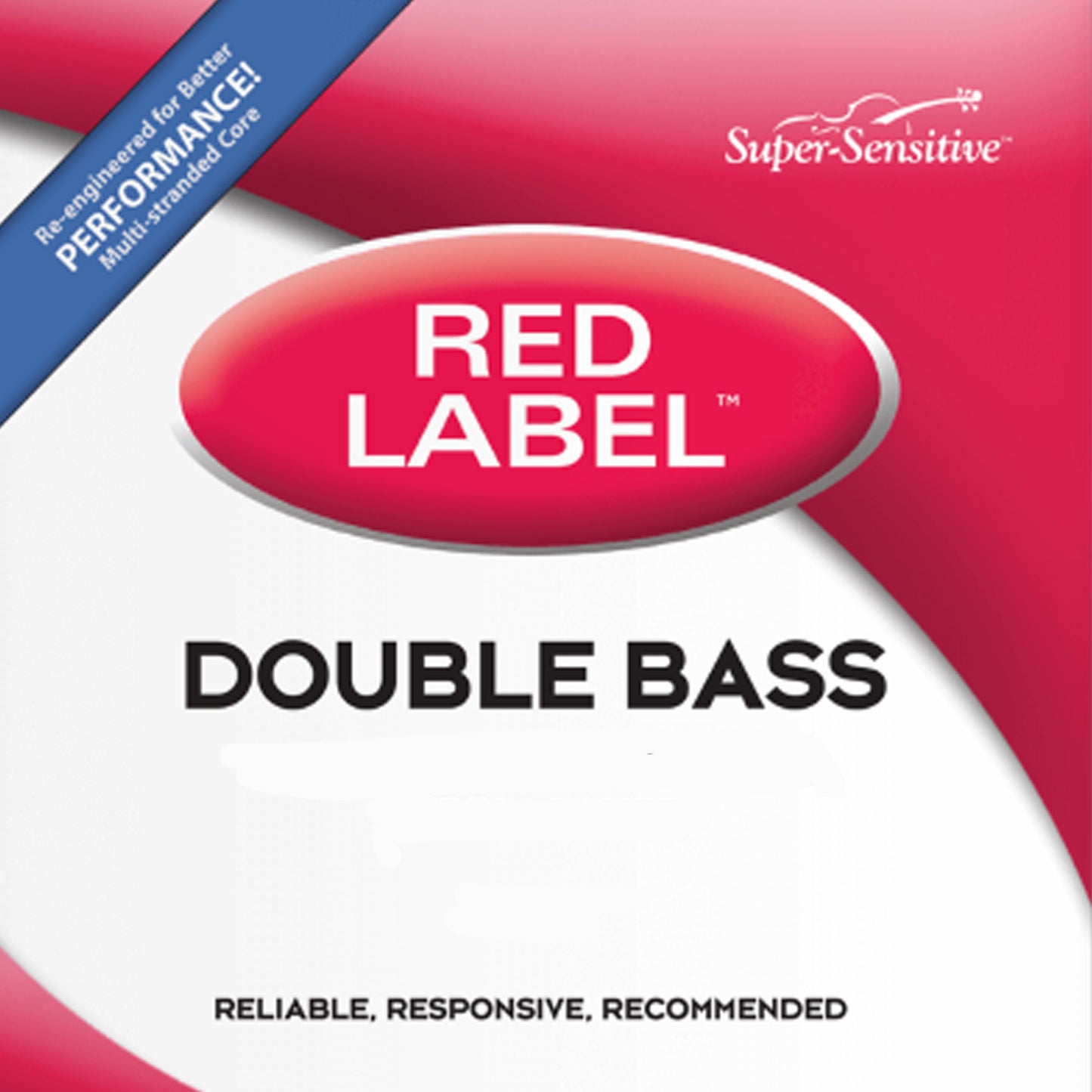 Super Sensitive Bulk Red Label Bass Set 3/4 Regular Bulk 10-Pack