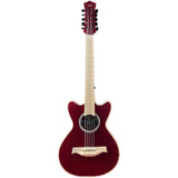 D'Luca Artisan Acoustic Electric Bajo Quinto, Ruby