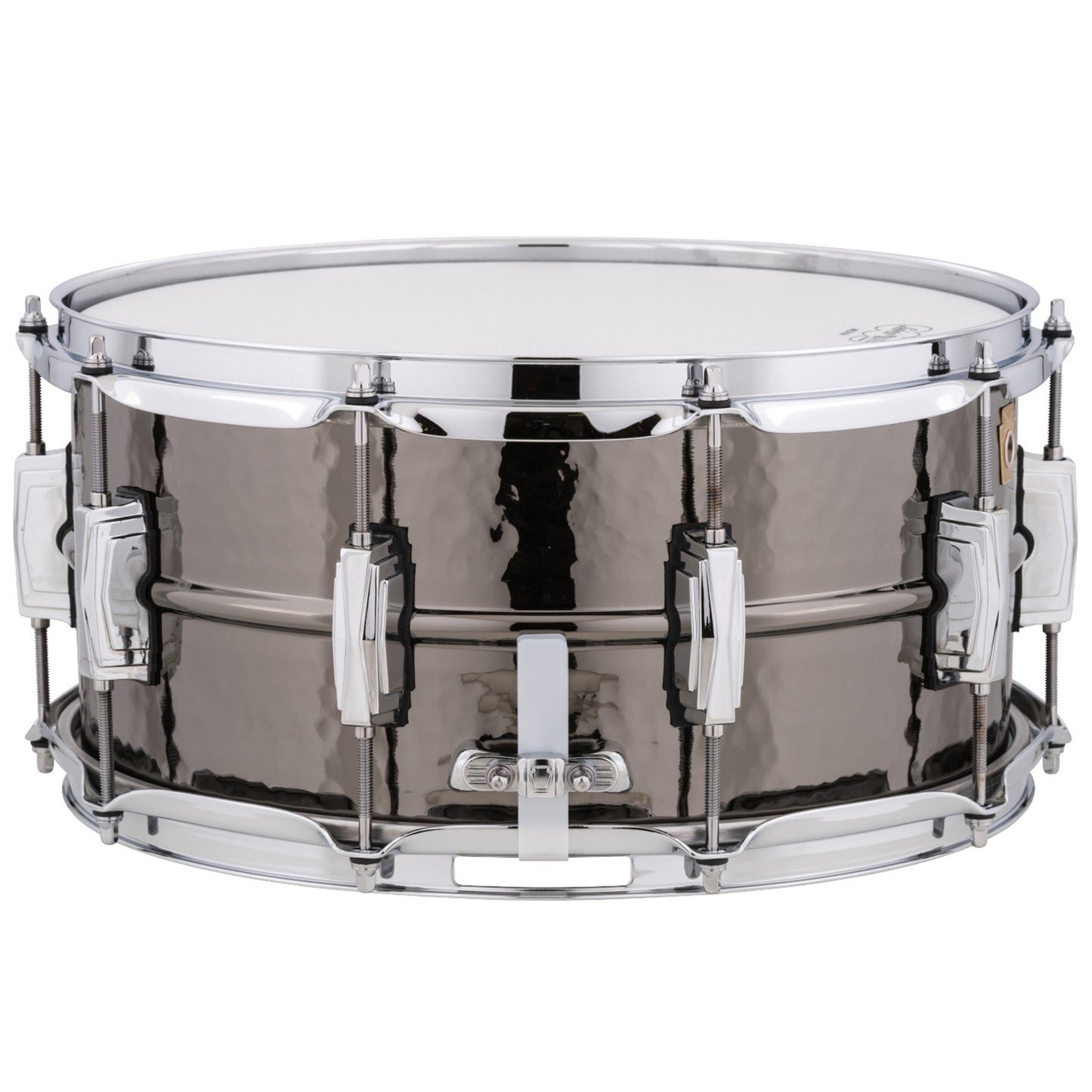 Ludwig LB417K Black Beauty 6.5x14 Hammered Shell, Imperial Lugs Snare Drum