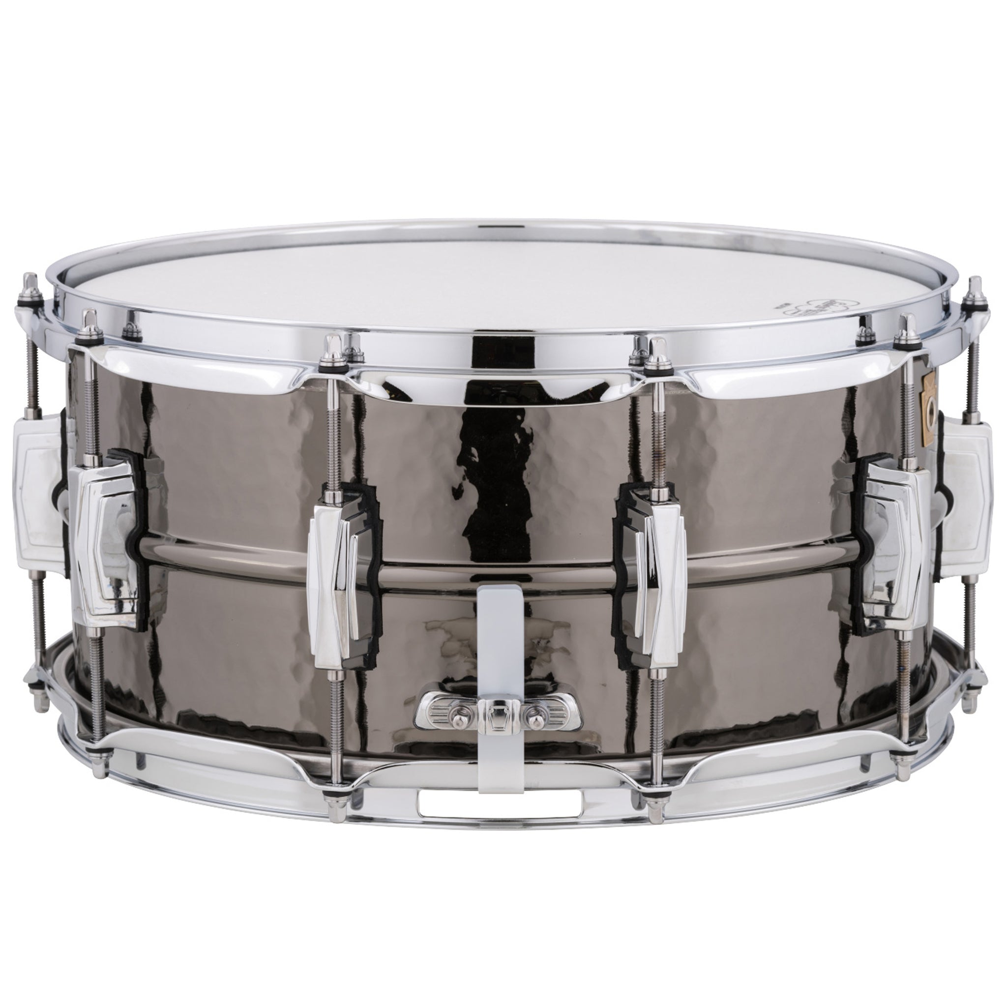 Ludwig LB417K Black Beauty 6.5x14 Hammered Shell, Imperial Lugs Snare Drum