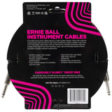 Ernie Ball Braided Instrument Cable Straight/Straight 10ft - Purple Python