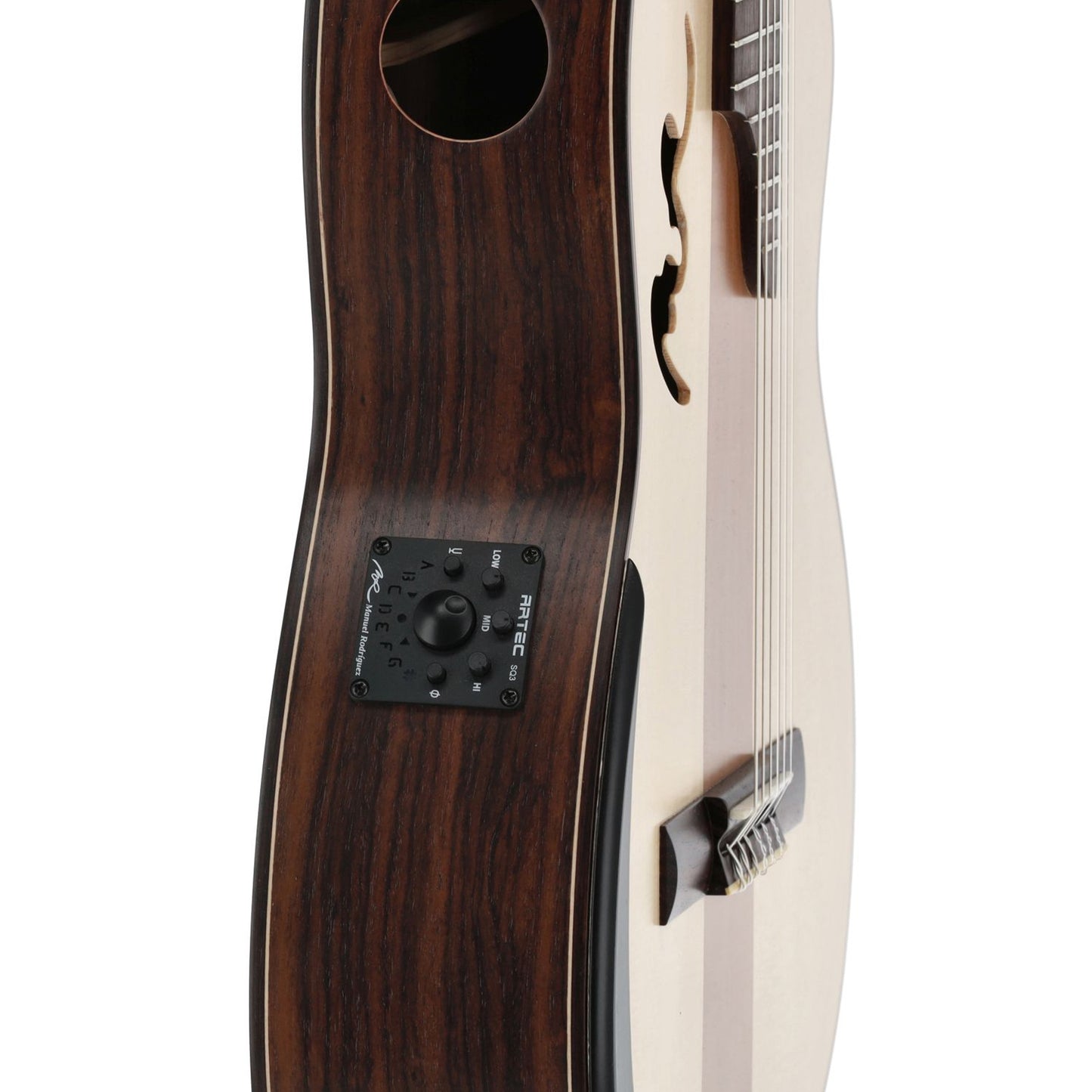 Manuel Rodriguez Electro-Acoustic Guitar Café Cortado, Indian Rosewood 4/4