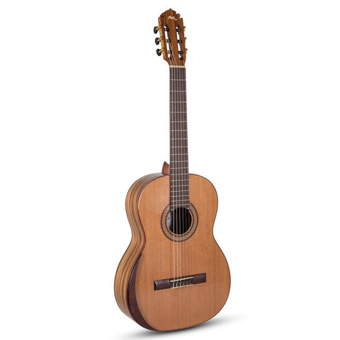 Manuel Rodriguez Classical Guitar Academia 40-C Cedar/Zebrano 4/4, Gloss Armrest