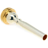 Bach Classic Silver Plated Trumpet Mouthpiece with Gold-plated Rim 1.5C