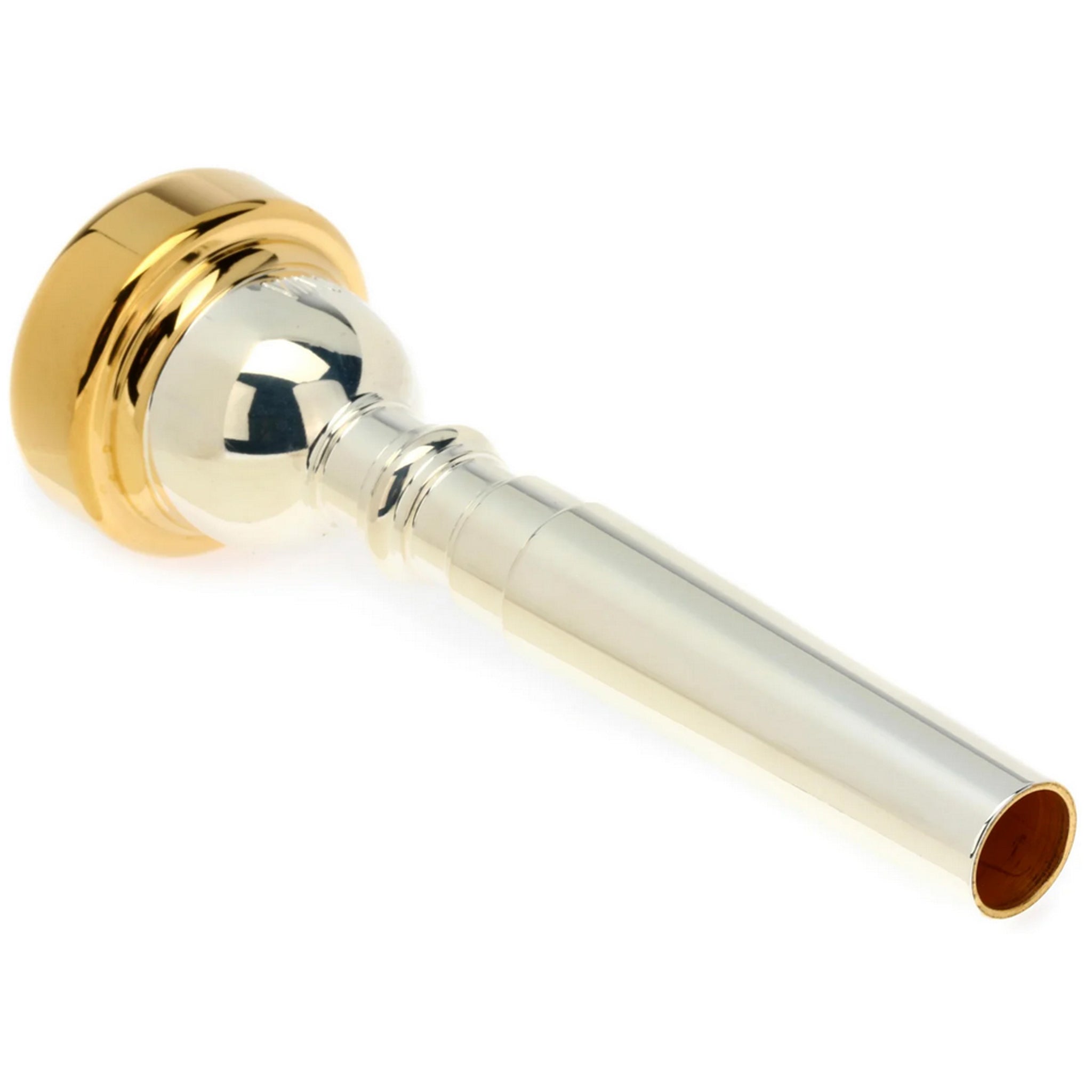 Bach Classic Silver Plated Trumpet Mouthpiece with Gold-plated Rim 5B