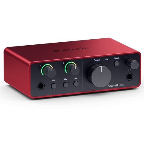 Focusrite Scarlett Solo 4th Generation Audio Interface