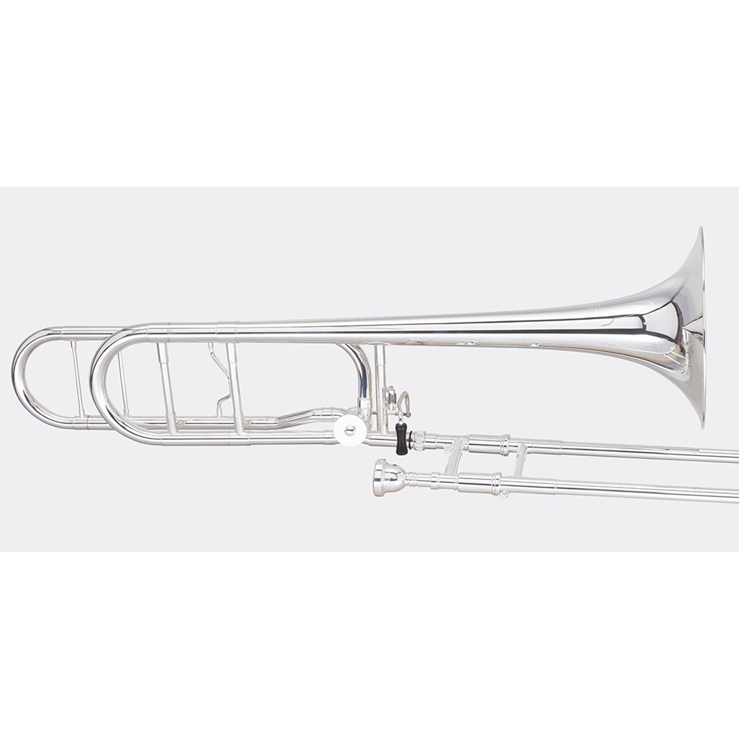 Blessing Tenor Trombone, .547" Bore, Open Wrap, F Rotor, Silver-Plate, Outfit