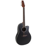 Applause E-Acoustic Guitar AB24-5S, CS, Cutaway, Black Satin