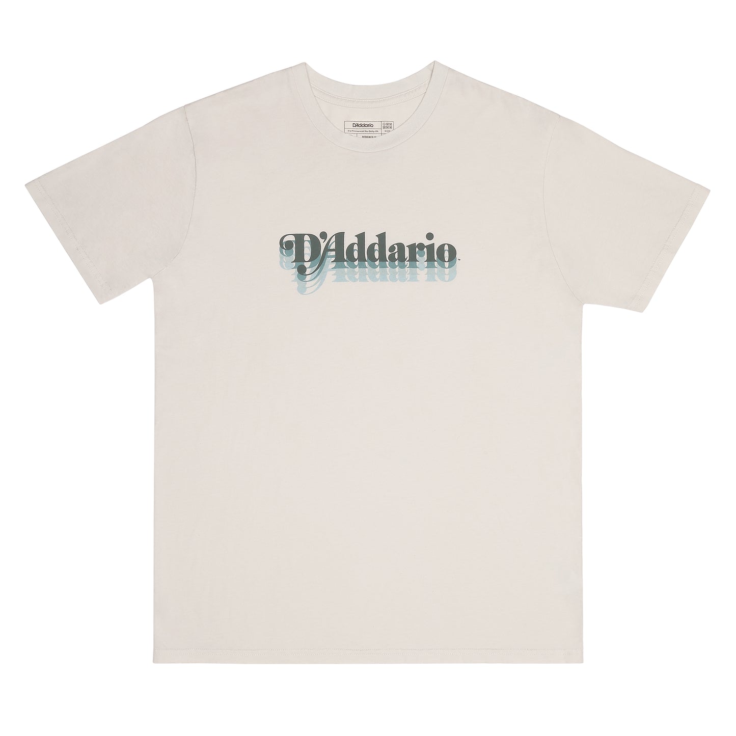 D'Addario Heritage T-Shirt, Light Khaki, 2XL