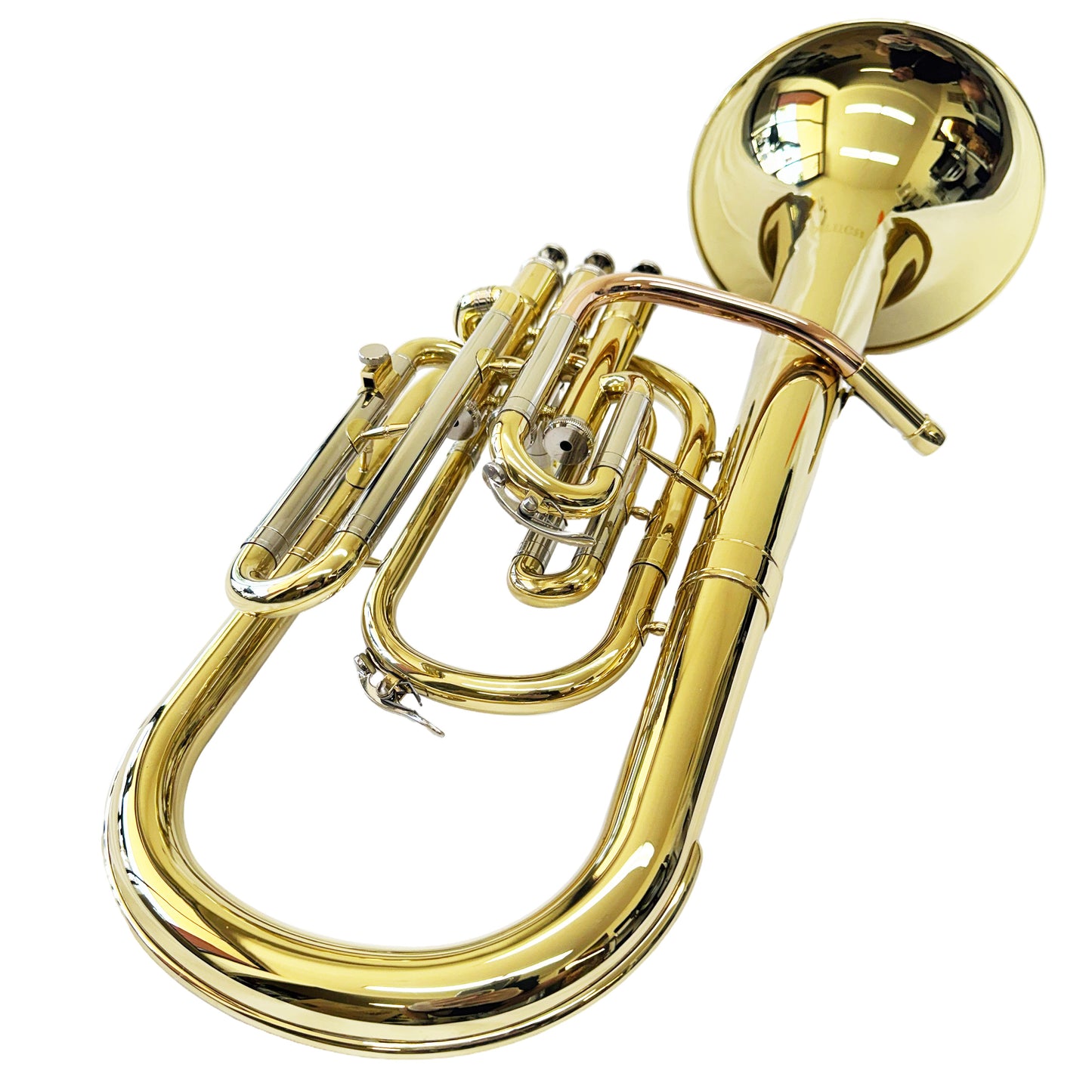 D'Luca MX280 Series Gold Brass Alto Horn with Case