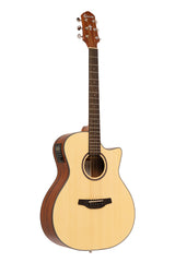 Crafter Silver Series 100 Grand Auditorium Acoustic-Electric Guitar With Cutaway