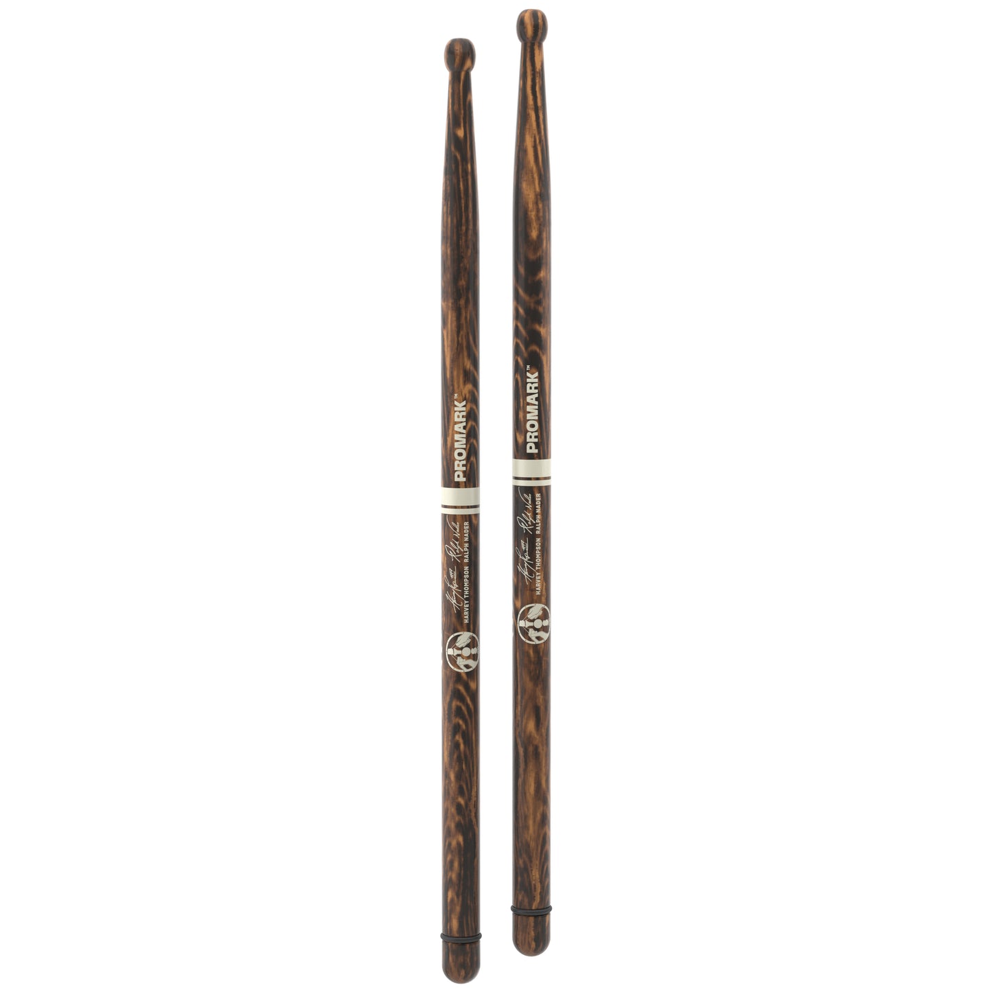 ProMark BYOS FireGrain Hickory Marching Drumstick, Wood Tip