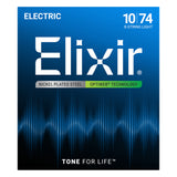 Elixir 8-String Electric Guitar Strings, OPTIWEB, Light (.010-.074)