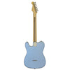 Aria Modern Classic Semi Hollow Tele Style Electric Guitar Met Blue