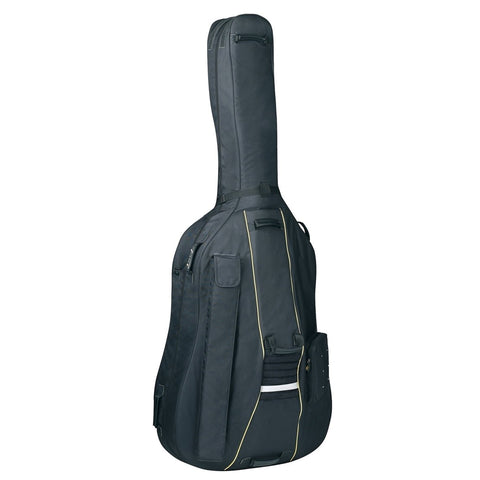 GEWA PURE Double Bass Gig-Bag, Classic BS25, 25mm padding, Wheels, 3/4, Black