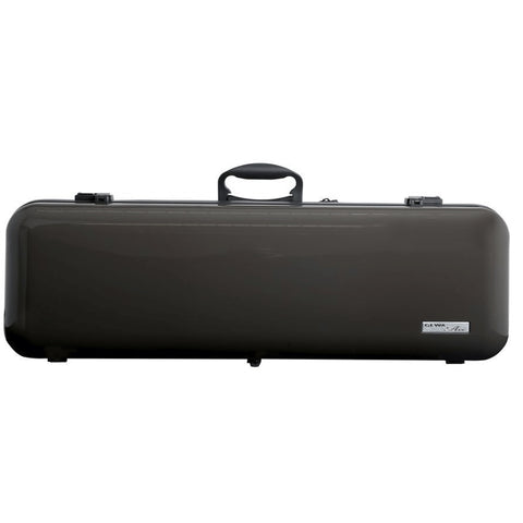 GEWA Violin Case, Air 2.1, Oblong, 4/4, Brown/Black, High Gloss, w/Subway Handle