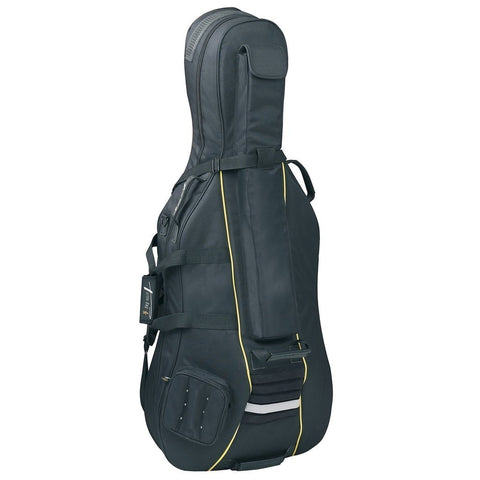 GEWA PURE Cello Gig-Bag, Classic CS25, 25mm padding, Wheels, 4/4, Black