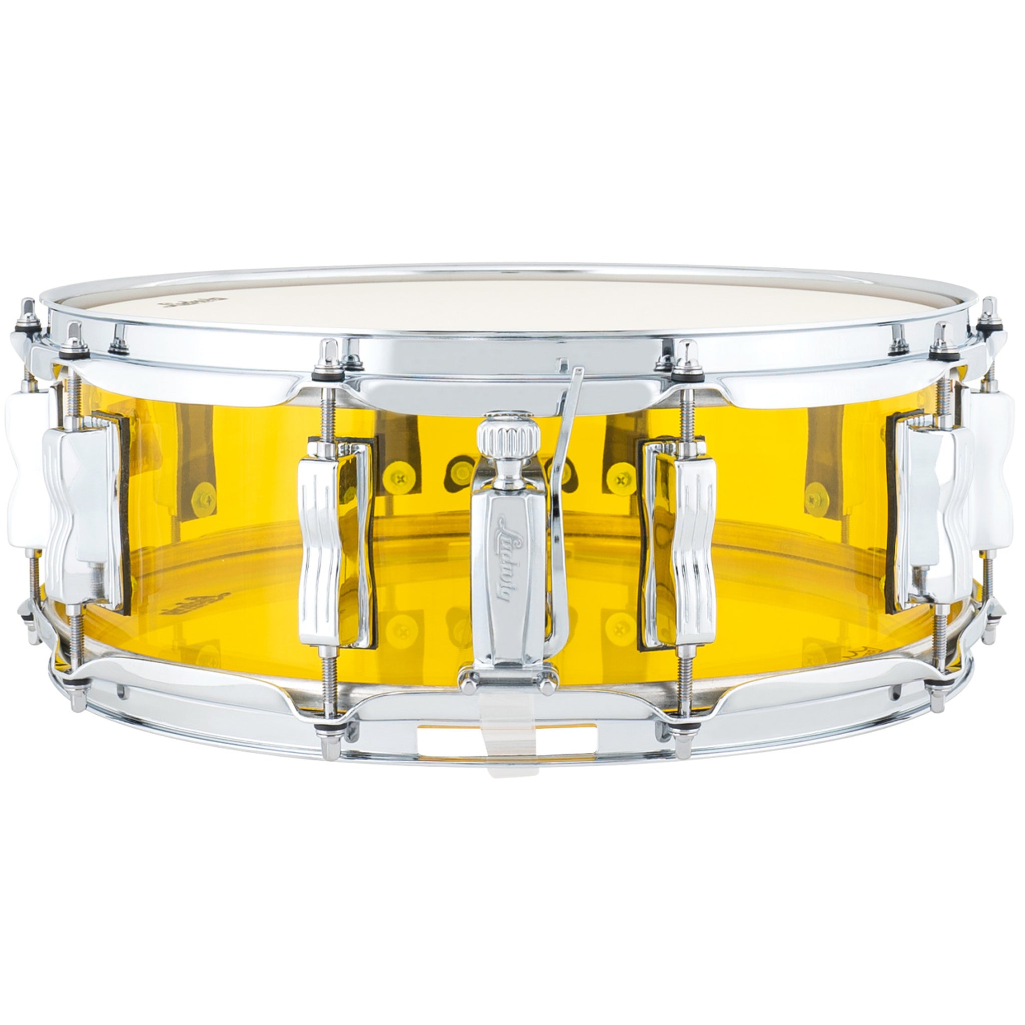 Ludwig Vistalite 5 x 14 Snare Drum Yellow