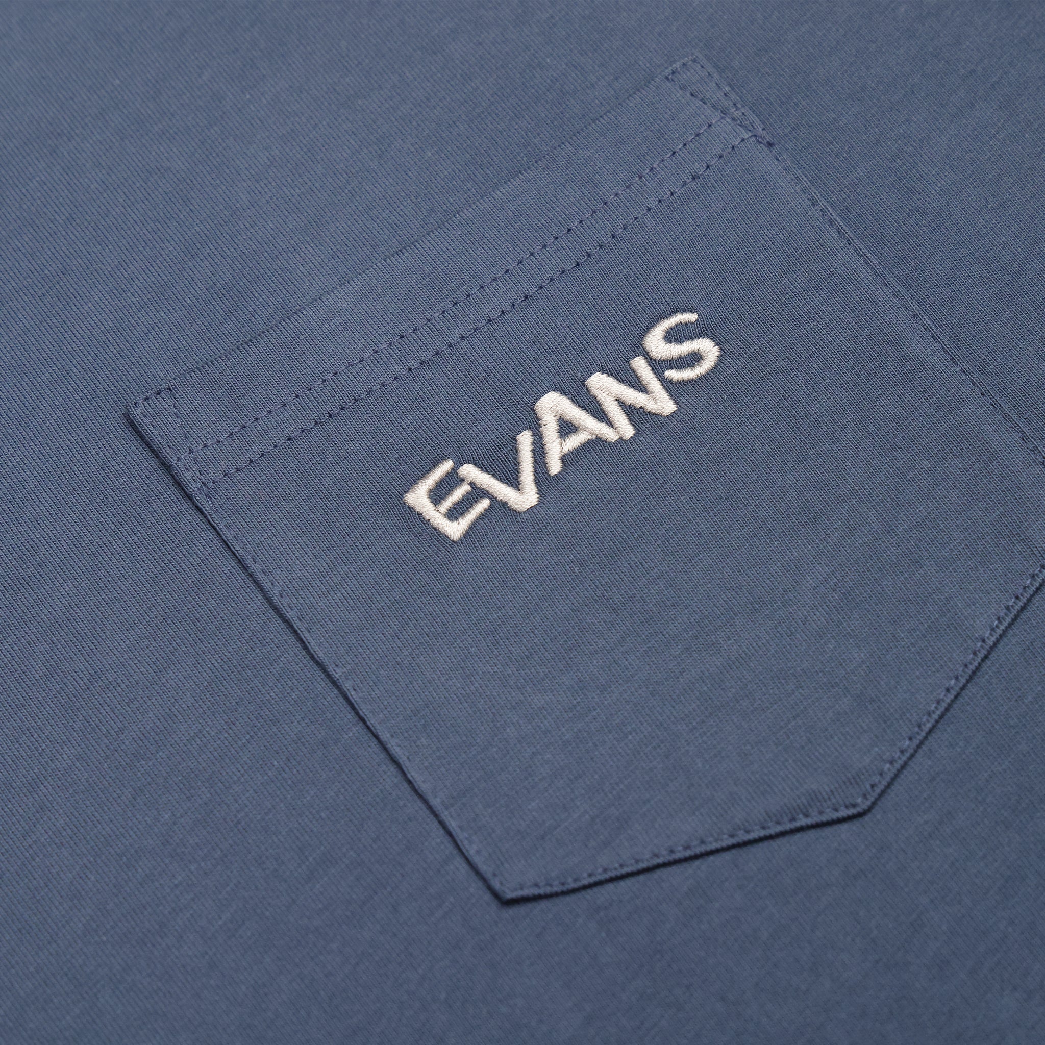 EVANS Heritage Pocket T-Shirt, Petrol Blue, 2XL