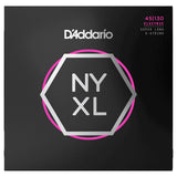 D'Addario NYXL45130SL Bass Guitar Strings Regular Light 5-String Super Long