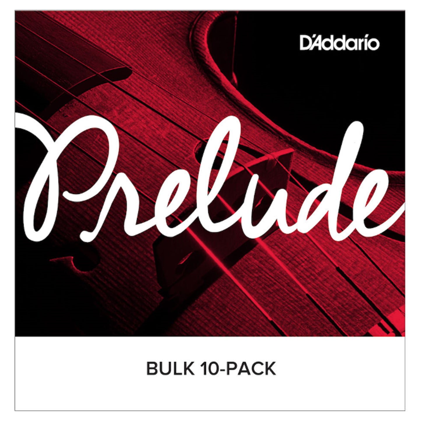 D'Addario Prelude Bass Single A String, 1/2 Scale, Medium Tension, Bulk 10-Pack