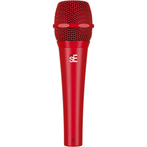 sE Electronics Studio-grade Handheld Microphone, Supercardioid in Red