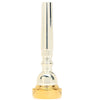 Bach Classic Silver Plated Trumpet Mouthpiece with Gold-plated Rim 10.5C