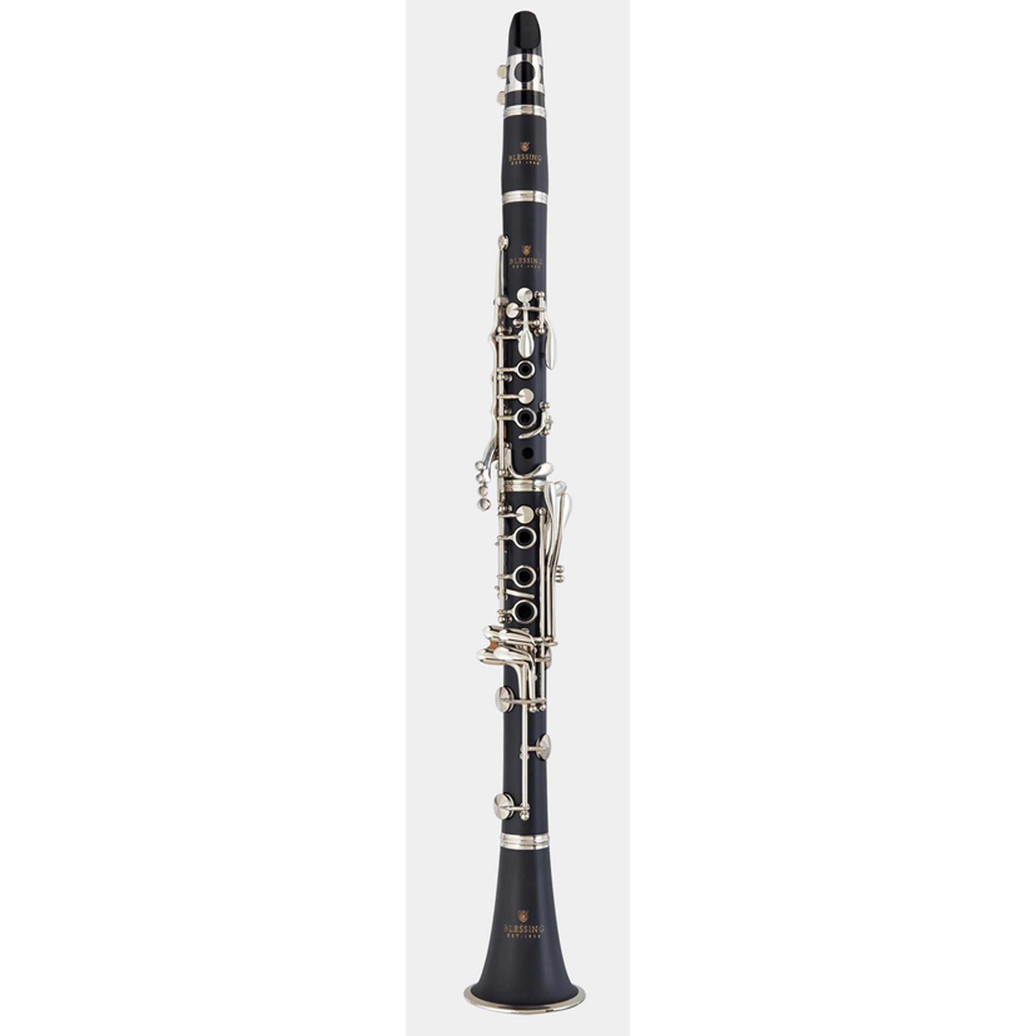 Blessing Bb Clarinet, ABS, Nickel Keys, Outfit