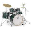 Dixon Spark Birch 5pc See Through Green Acoustic Drum Shell Pack