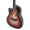 Ovation Celebrity Elite Plus E-Acoustic Guitar CE44LX-1R, MS/Mid/Cutaway, Ruby Burst, Lefty