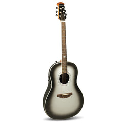 Ovation Ultra E-Acoustic Guitar 1516SSM Mid/Non-Cutaway, Silver Shadow