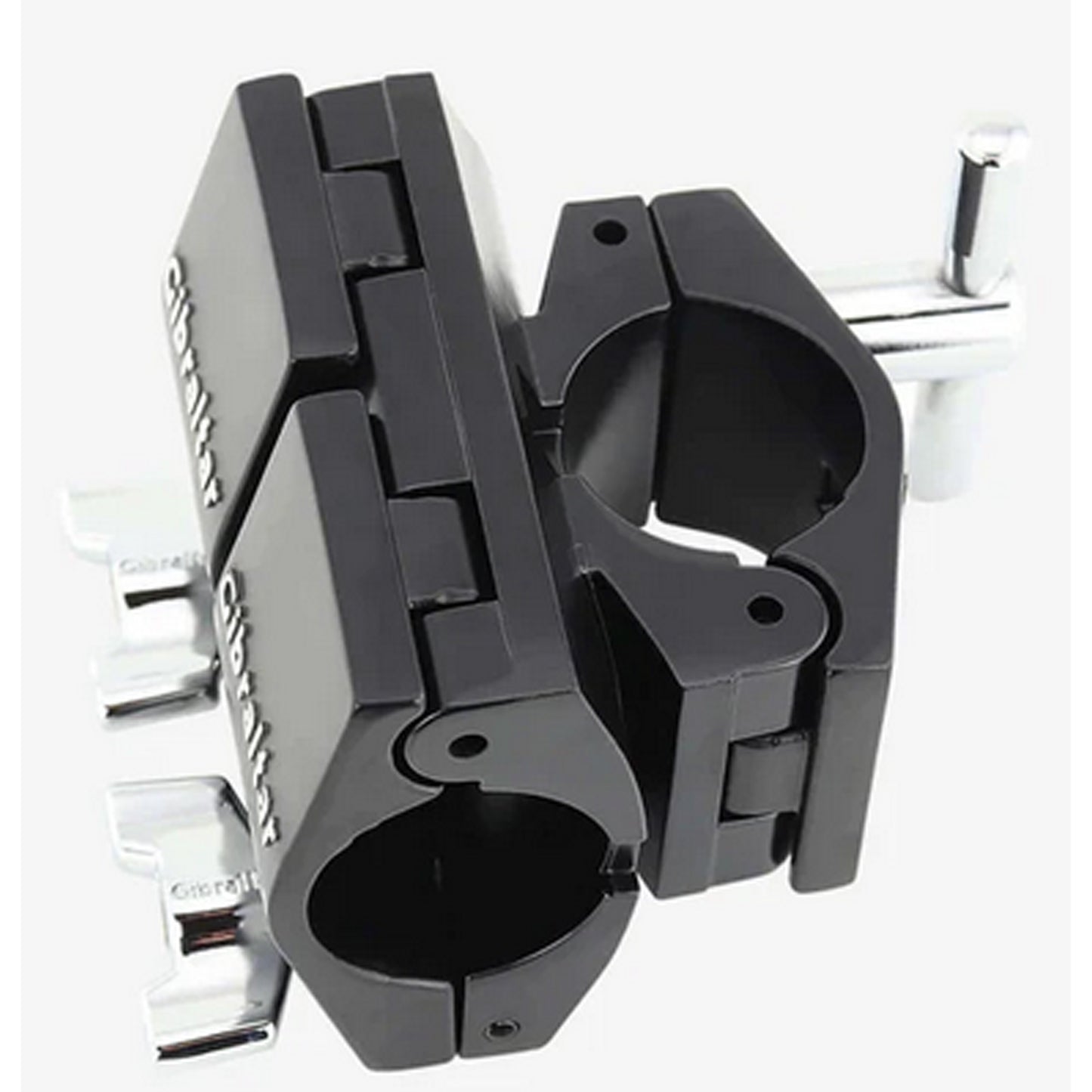 Gibraltar Road Series 1.5" Black Right Angle Double Drum Rack Clamp