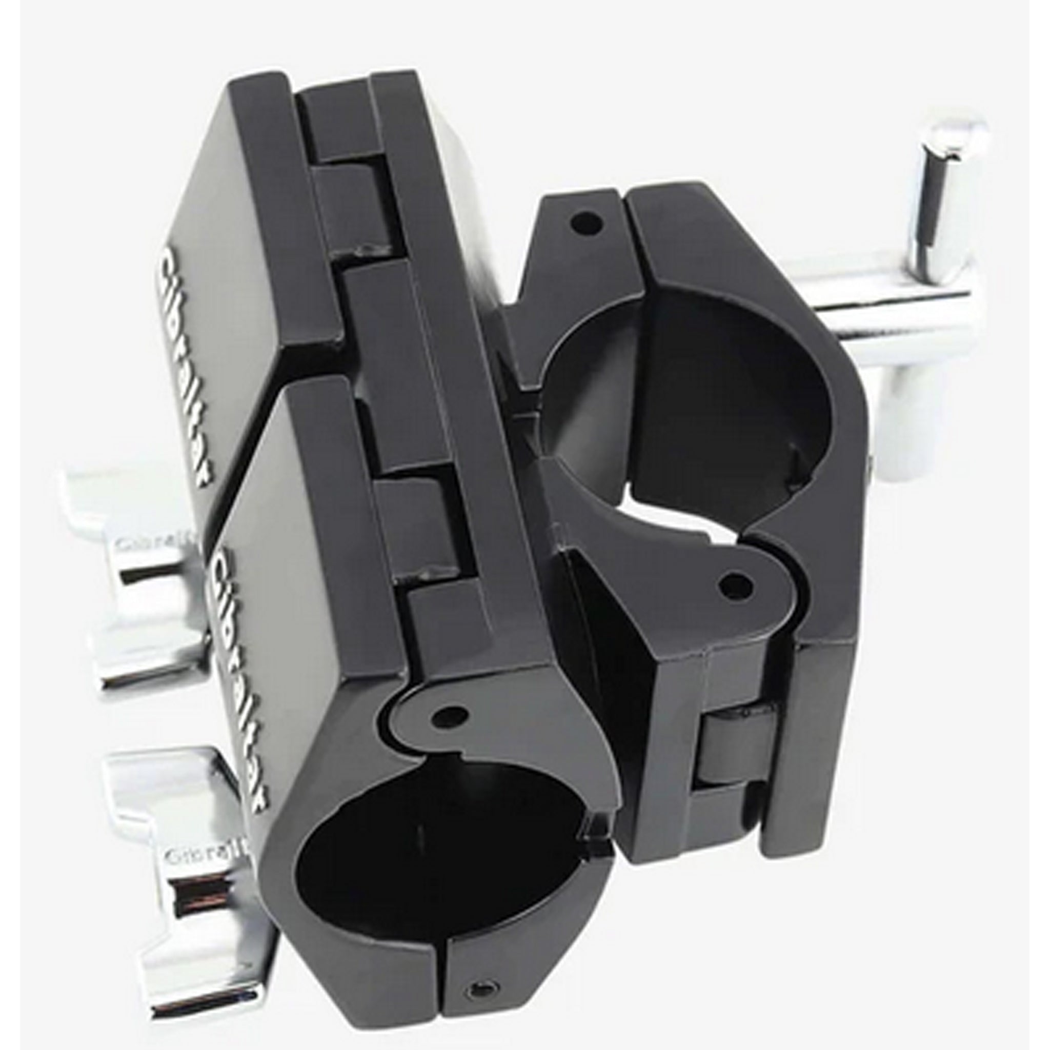 Gibraltar Road Series 1.5" Black Right Angle Double Drum Rack Clamp