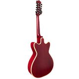 D'Luca Artisan Acoustic Electric Bajo Quinto, Ruby