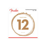 Fender Phosphor Bronze Acoustic Guitar Strings, Ball End, .012-.053