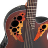 Ovation Celebrity Elite E-Acoustic Guitar CE44-RRB, MS/Mid/Cutaway, Reverse Red Burst