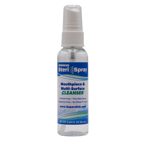 Superslick Steri-Spray Mouthpiece and Multi-Surface Cleanser, 2 oz.