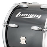 Ludwig LUCT16PB Ultimate Marching 12X16 Single Chest Tenor Drum Black Cortex