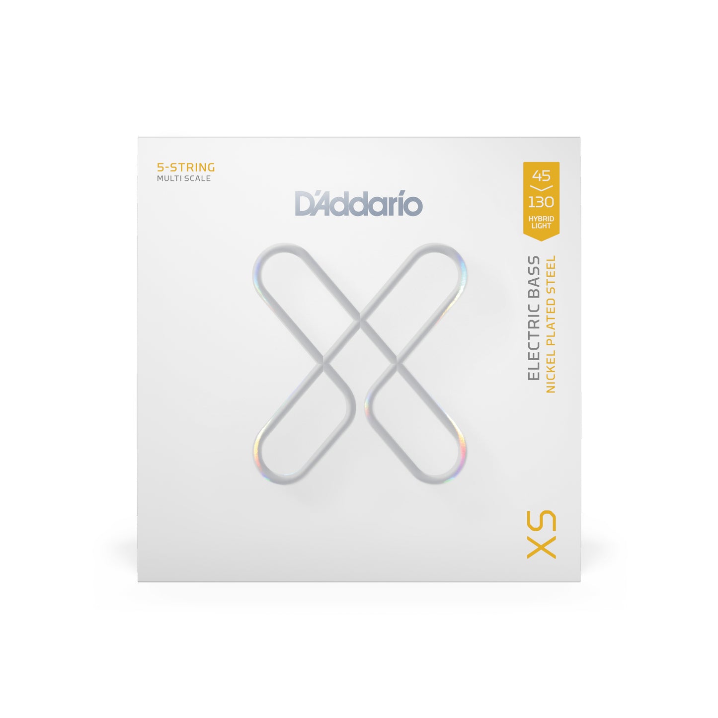 D'Addario 45-130 Hybrid Light, Multiscale Coated Bass Strings
