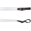 D'Luca MX3 Leather Accordion Straps White/White